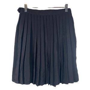 Vintage pleated tennis / tennis skirt. Black. Size 8